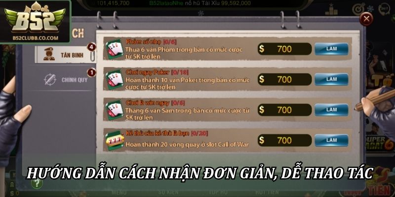 Hướng dẫn cách nhận đơn giản, dễ thao tác